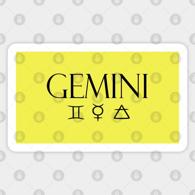 Gemini Glyph Planet Element Sticker by Generation Last